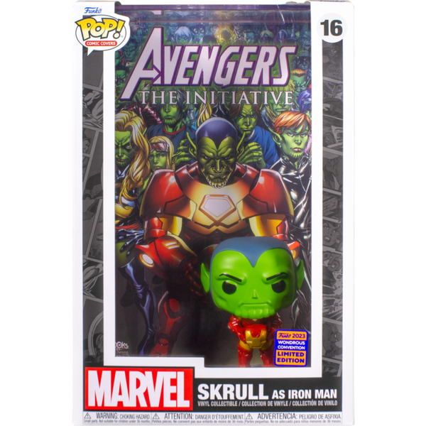 Funko Pop! Comic Covers - Avengers: The Initiative - Skrull As Iron Man Issue #15 (2023 Wondrous Convention Exclusive) - Pop Basement