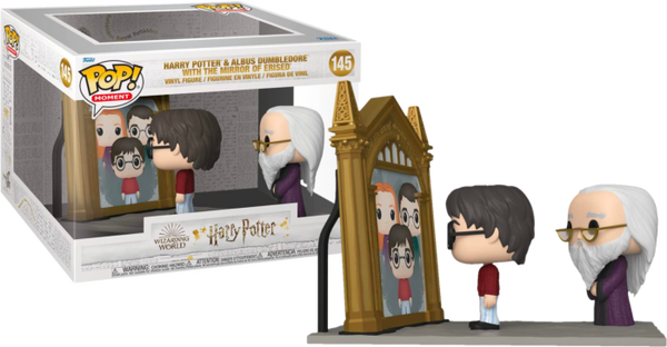 Funko Pop! Harry Potter - Harry & Albus Dumbledore with the Mirror of Erised Movie Moments - 2-Pack #145 - Pop Basement