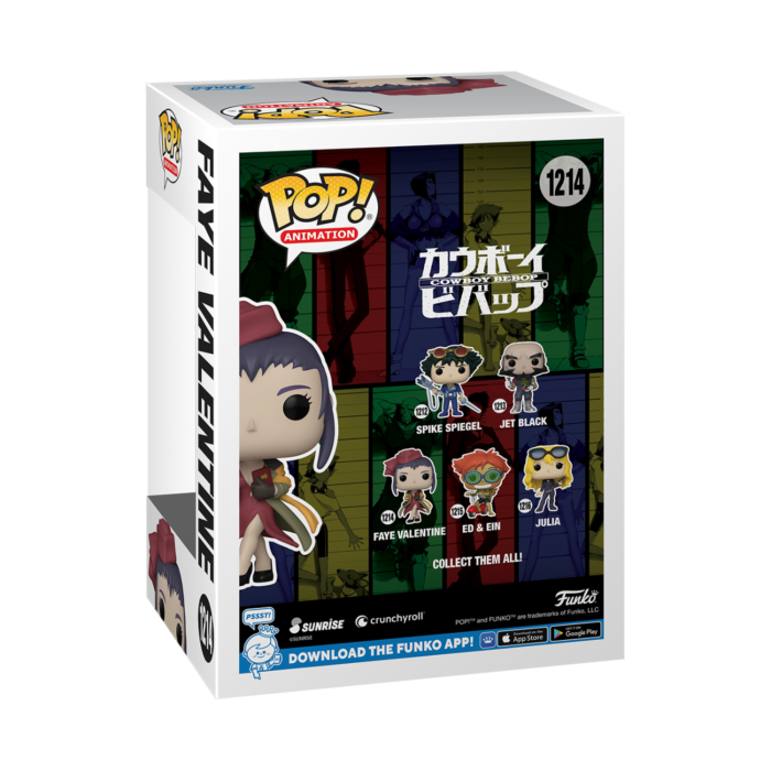 Funko Pop! Cowboy Bebop - Faye Valentine #1214 - Pop Basement