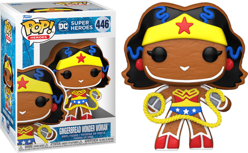 Funko Pop! DC Super Heroes - Gingerbread Wonder Woman #446 - Pop Basement