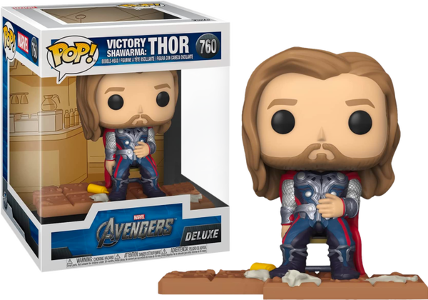 Funko Pop! The Avengers - Thor Victory Shawarma Diorama Deluxe #760 - Pop Basement