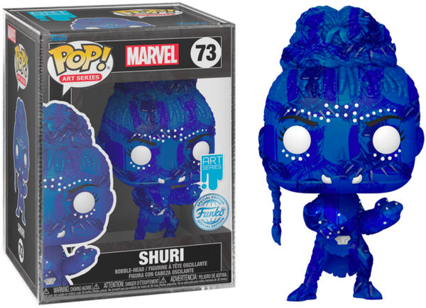 Funko Pop! Black Panther (2018) - Shuri Artist Series #73 with Pop! Protector by Nikkolas Smith - Pop Basement