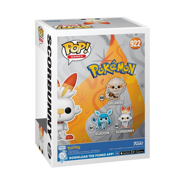 Funko Pop! Pokemon - Scorbunny #922 - Pop Basement