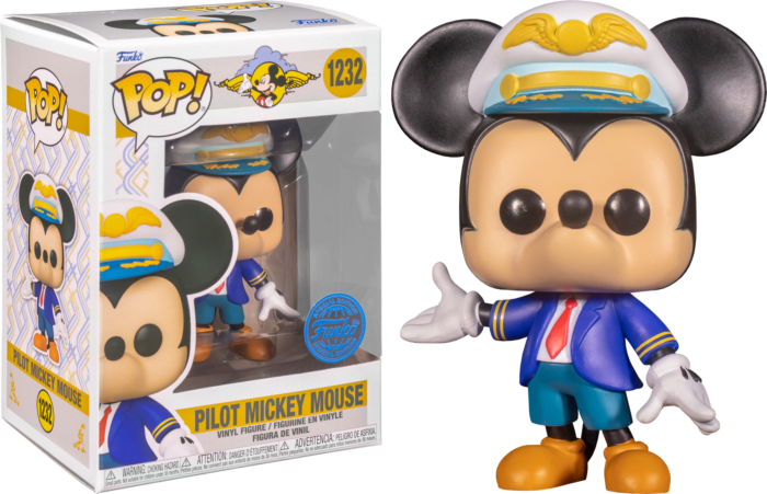 Funko Pop! Disney - Pilot Mickey Mouse #1232 - Pop Basement
