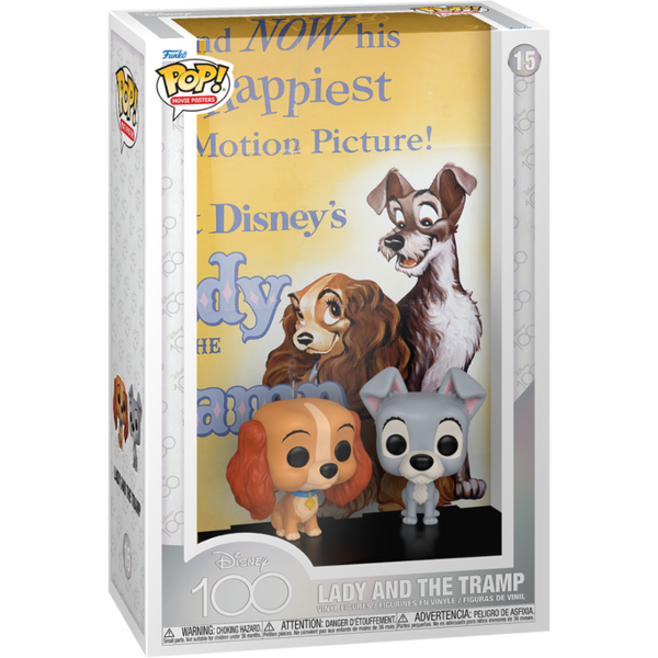 Funko Pop! Movie Posters - Disney 100th - Lady and the Tramp #15 - Pop Basement