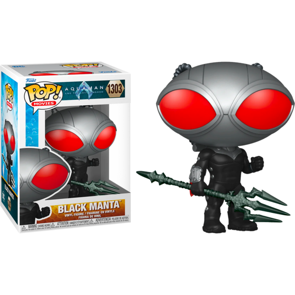 Funko Pop! Aquaman and the Lost Kingdom - Black Manta with Trident #1303 - Pop Basement