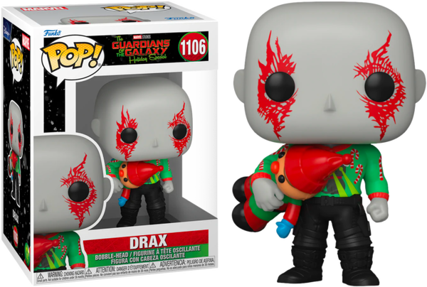 Funko Pop! The Guardians of the Galaxy Holiday Special - Drax #1106 - Pop Basement
