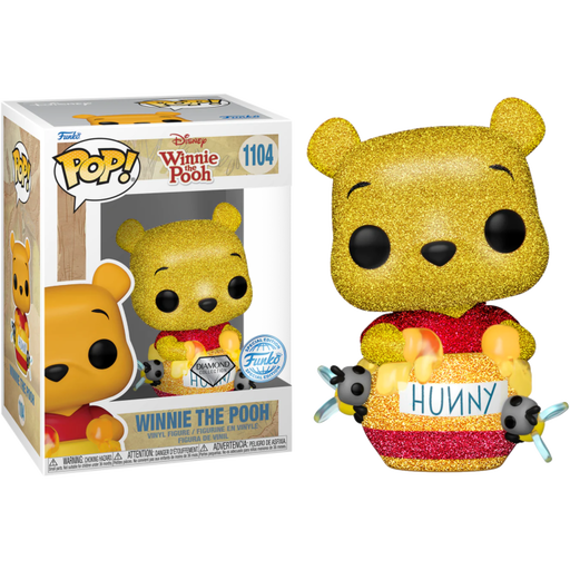 Funko Pop! Winnie the Pooh - Winnie the Pooh in Honey Pot Diamond Glitter #1104 - Pop Basement