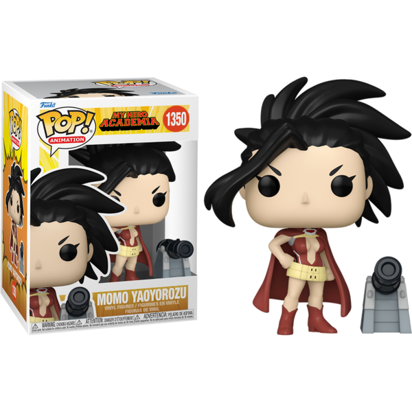 Funko Pop! My Hero Academia: Season 5 - Momo Yaoyorozu with Cannon #1350 - Pop Basement