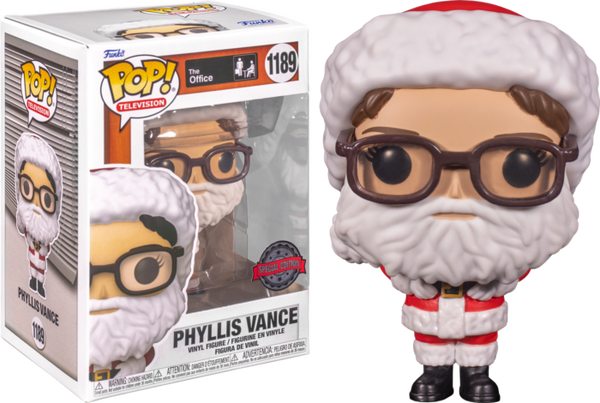 Funko Pop! The Office - Phyllis Vance as Santa #1189 - Pop Basement