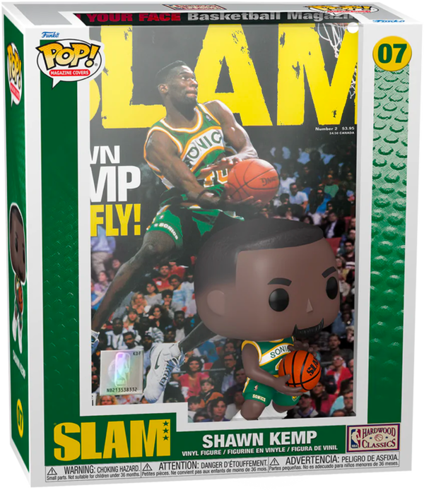 Funko Pop! Magazine Cover - NBA Basketball - Shawn Kemp SLAM #07 - Pop Basement