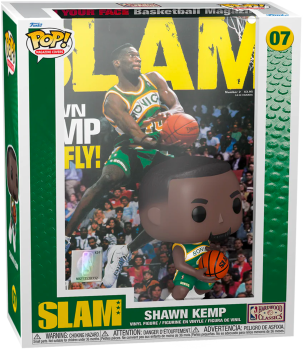 Funko Pop! Magazine Cover - NBA Basketball - Shawn Kemp SLAM #07 - Pop Basement