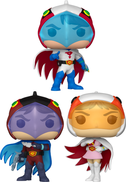 Funko Pop! Science Ninja Team Gatchaman - Three Birds, One - Bundle (Set of 3) - Pop Basement