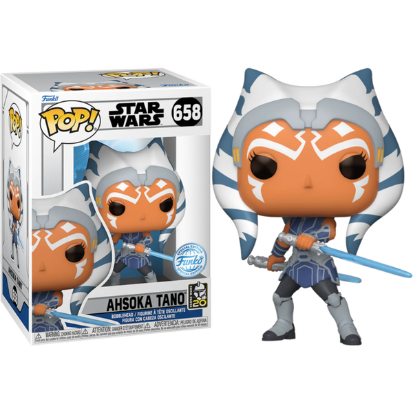 Funko Pop! Star Wars: The Clone Wars - Ahsoka Tano 20th Anniversary #658 - Pop Basement