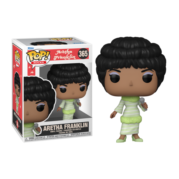 Funko Pop! Aretha Franklin - Aretha Franklin in Green Dress #365 - Pop Basement