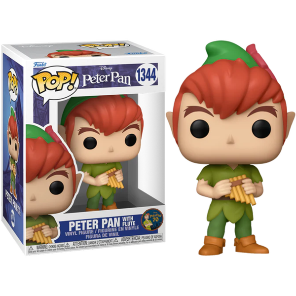 Funko Pop! Peter Pan 70th Anniversary - Peter Pan with Flute #1344 - Pop Basement