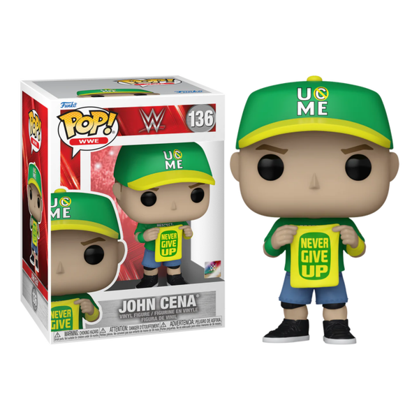 Funko Pop! WWE - John Cena Never Give Up #136 - Pop Basement