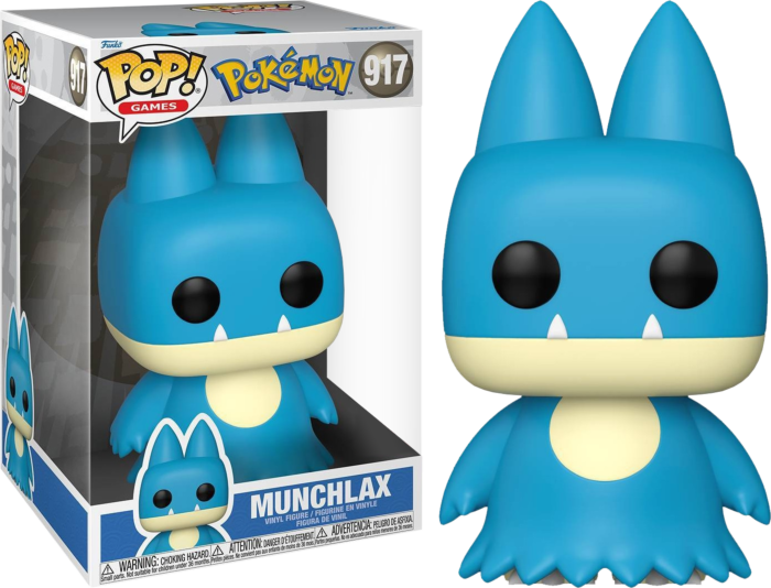 Funko Pop! Pokemon - Munchlax 10" Jumbo #917 - Pop Basement