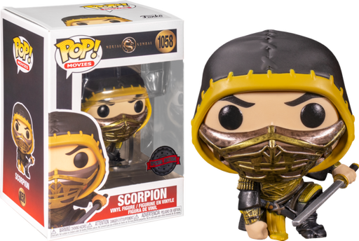 Funko Pop! Mortal Kombat (2021) - Scorpion Crouching #1058 - Pop Basement
