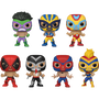Funko Pop! Marvel: Lucha Libre Edition - Maravilla Luchadores - Bundle (Set of 7) - Pop Basement
