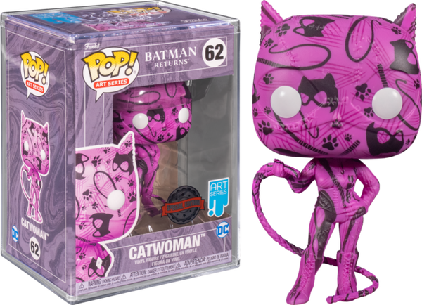Funko Pop! Batman Returns (1992) - Catwoman Artist Series with Pop! Protector #62 - Pop Basement