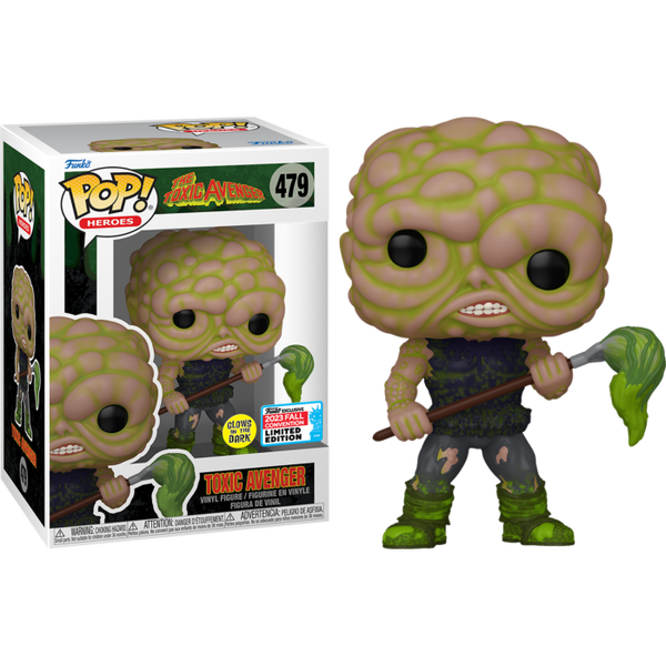 Funko Pop! The Toxic Avenger - Toxic Avenger Glow in the Dark #479 (2023 Fall Convention Exclusive) - Pop Basement