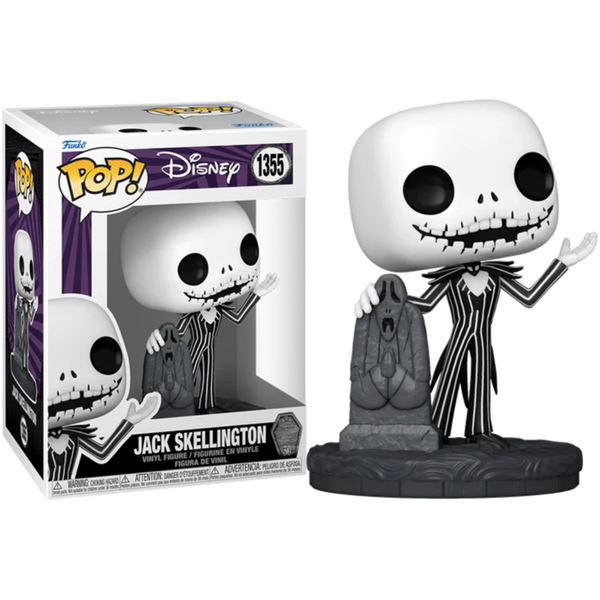 Funko Pop! The Nightmare Before Christmas 30th Anniversary - Jack Skellington with Gravestone #1355 - Pop Basement