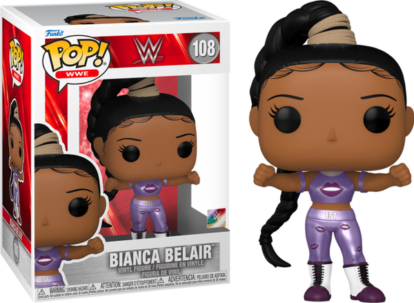 Funko Pop! WWE - Bianca Belair WrestleMania 37 #108 - Pop Basement