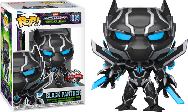 Funko Pop! Marvel Mech Strike: Monster Hunters - Black Panther #995 - Pop Basement