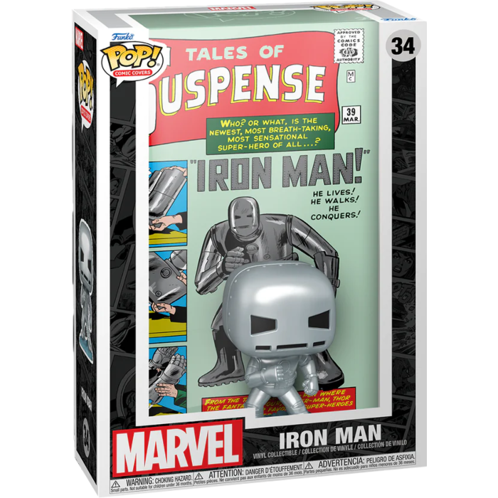 Funko Pop! Comic Covers - Marvel - Tales of Suspense - Iron Man #34 - Pop Basement