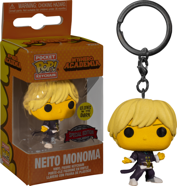 Funko Pocket Pop! Keychain - My Hero Academia - Neito Monoma Glow in the Dark - Pop Basement