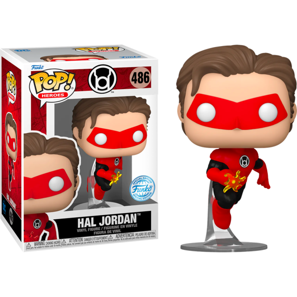 Funko Pop! Green Lantern - Hal Jordan (Red Lantern) #486 - Pop Basement