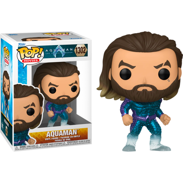 Funko Pop! Aquaman and the Lost Kingdom - Aquaman (Stealth Suit) #1302 - Pop Basement