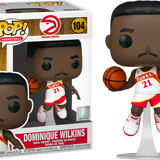 Funko Pop! NBA Basketball - Dominique Wilkins Atlanta Hawks #104 - Pop Basement