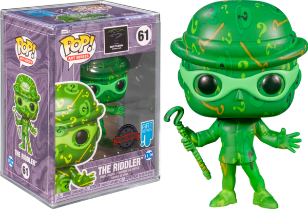 Funko Pop! Batman - The Riddler Artist Series with Pop! Protector #61 - Pop Basement