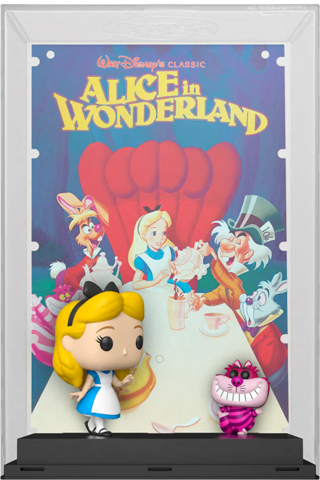 Funko Pop! Movie Posters - Alice in Wonderland (1951) - Alice with Cheshire Cat Disney 100th #11 - Pop Basement