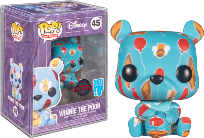 Funko Pop! Winnie The Pooh - Winnie The Pooh Artist Series with Pop! Protector #45 - Pop Basement