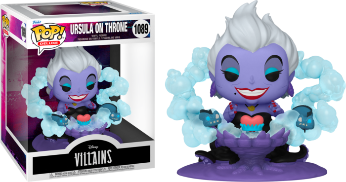 Funko Pop! The Little Mermaid - Ursula on Throne Deluxe #1089 - Pop Basement