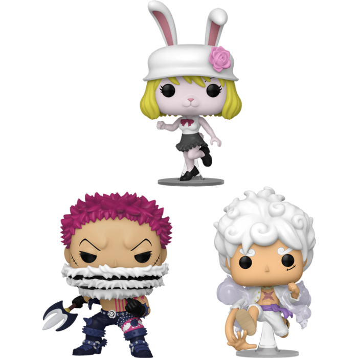 Funko Pop! One Piece - Whole Cake Island with Gear 5 - Bundle (Set of 3) - Pop Basement