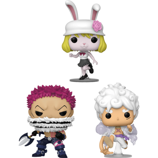 Funko Pop! One Piece - Whole Cake Island with Gear 5 - Bundle (Set of 3) - Pop Basement