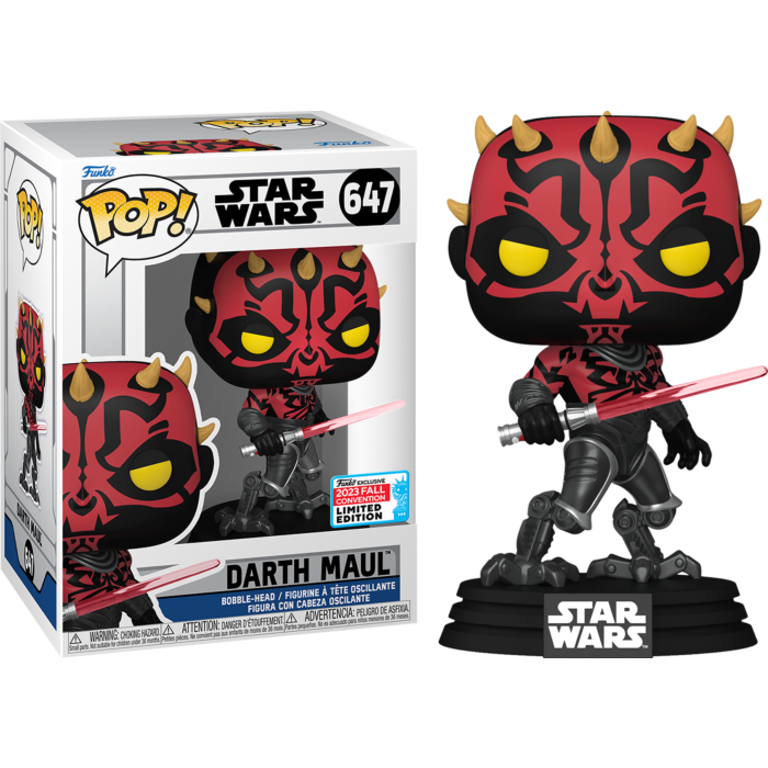 Funko Pop! Star Wars: The Clone Wars - Darth Maul #647 (2023 Fall Convention Exclusive) - Pop Basement