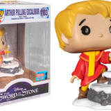 Funko Pop! The Sword in the Stone - Arthur Pulling Excalibur Deluxe #1103 (2021 Fall Convention Exclusive) - Pop Basement