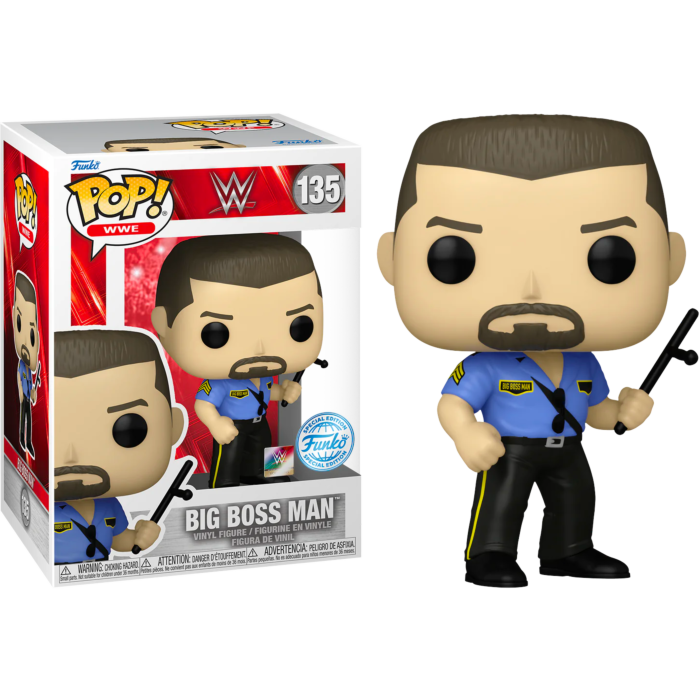 Funko Pop! WWE - Big Boss Man #135 - Pop Basement