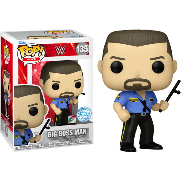 Funko Pop! WWE - Big Boss Man #135 - Pop Basement