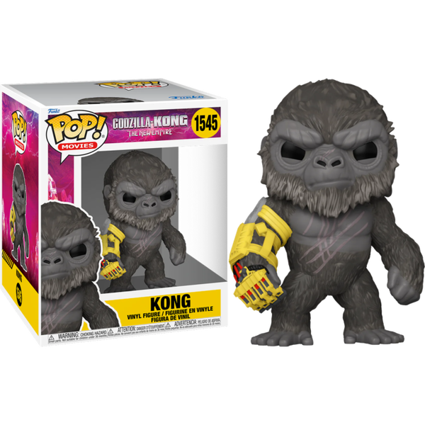 Funko Pop! Godzilla vs. Kong 2: The New Empire - Kong with Mechanical Arm Super Sized 6" #1545 - Pop Basement