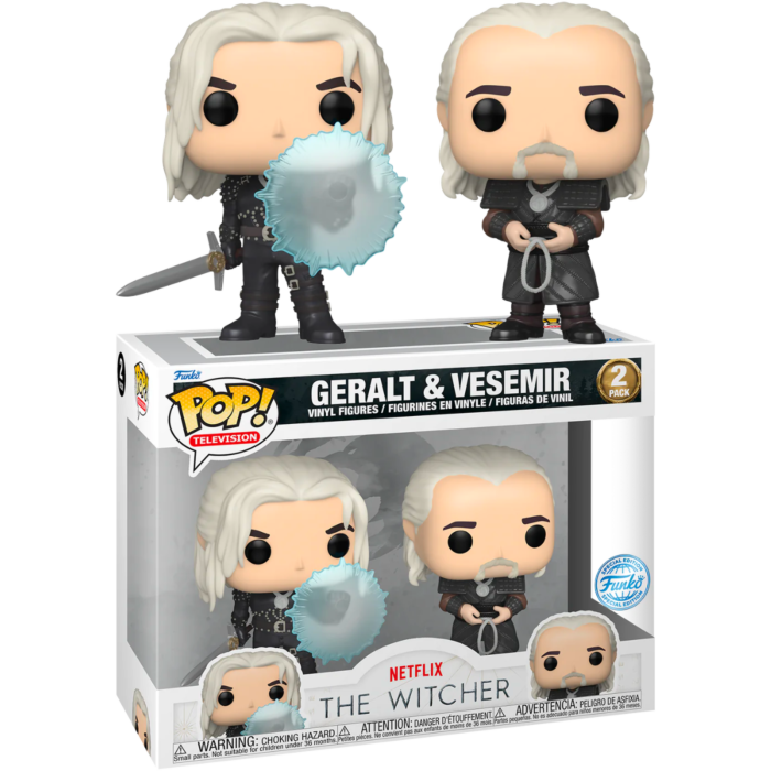 Funko Pop! The Witcher (2019) - Geralt & Vesemir - 2-Pack - Pop Basement