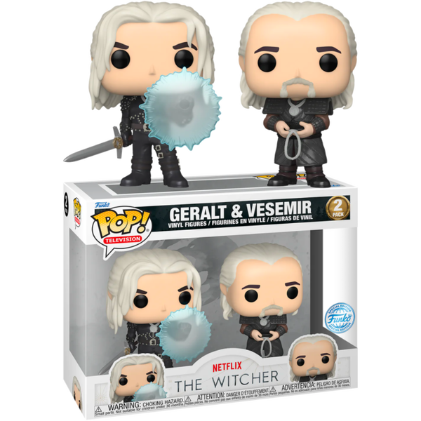 Funko Pop! The Witcher (2019) - Geralt & Vesemir - 2-Pack - Pop Basement