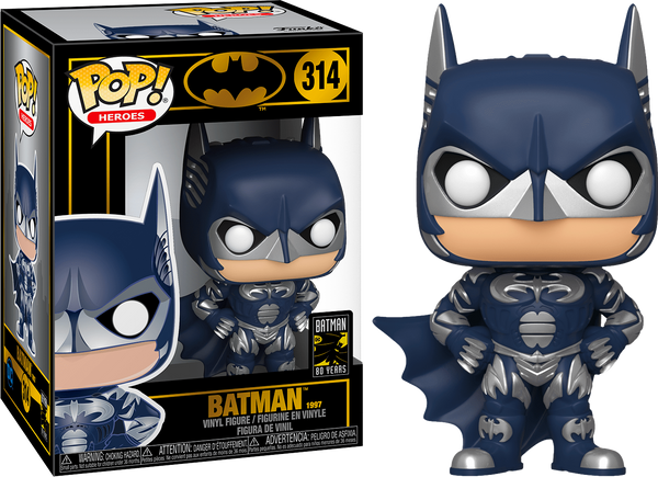 Funko Pop! Batman & Robin (1997) - Batman 80th Anniversary #314 - Pop Basement