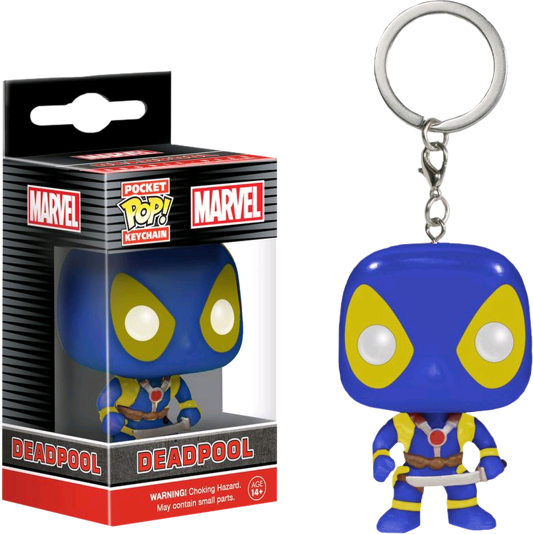 Funko Pocket Pop! Keychain - Deadpool - Deadpool Blue - Pop Basement