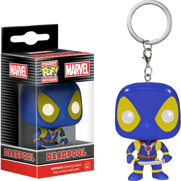 Funko Pocket Pop! Keychain - Deadpool - Deadpool Blue - Pop Basement